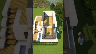 Minecraft Modern House🏠 For Build and No Music #minecraft