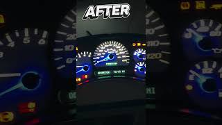 Cluster Upgrade That Actually Pops #automotive #diy #satisfying #carrestorationproject #automobile