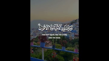 و ما يستوي الأعمى والبصير#ماهر_المعيقلي #تلاوات #قرآن #كرومات_قرآن #راحة_نفسية