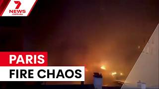 Historic Paris market destroyed as cyber attack hits French supermarkets | 7NEWS screenshot 3