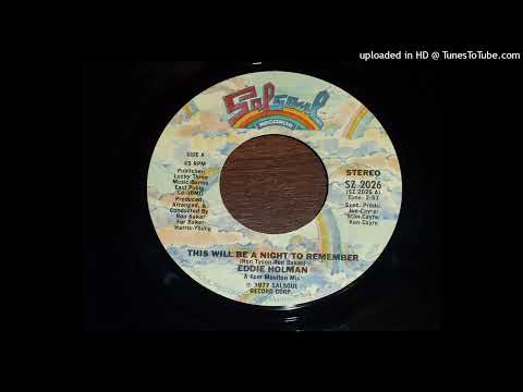 Eddie Holman - This Will Be A Night To Remember 45 rpm