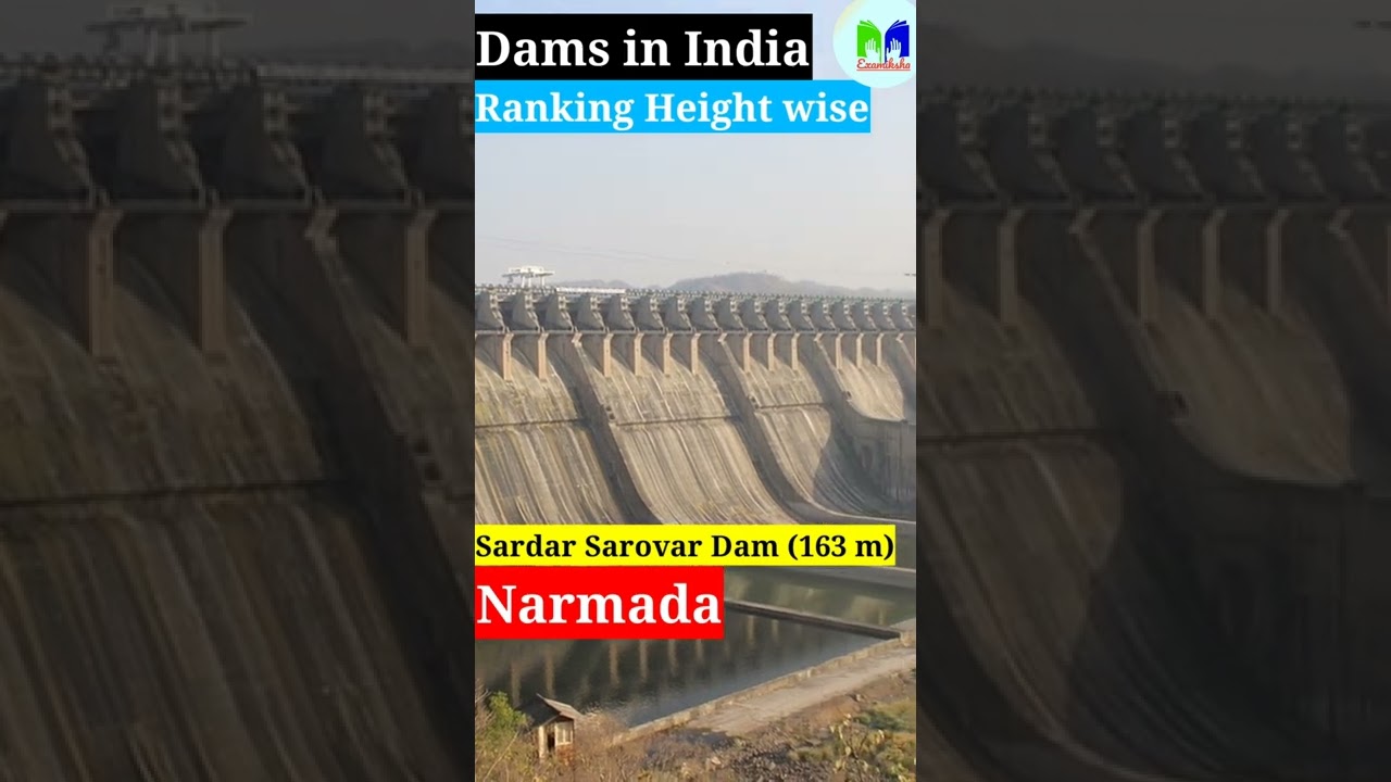 Indian Dams ranking height wise