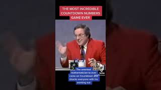 The hardest countdown numbers game ever with the most incredible answer