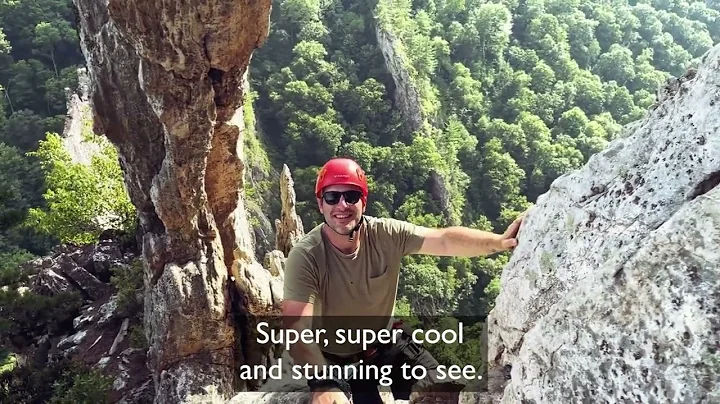 'The coolest thing I've ever done' -  The Via Ferrata at NRocks in West Virginia - by  Dan Gritsko