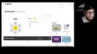 Aadit plays 'NYTimes Spelling Bee' and sees how many words he can get Nytimesspelling Bee