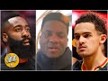 Clint Capela explains the difference between James Harden and Trae Young | The Jump