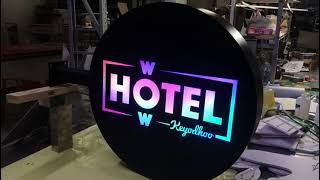 Acrylic Light Box for Restaurant,Hotel,Shop