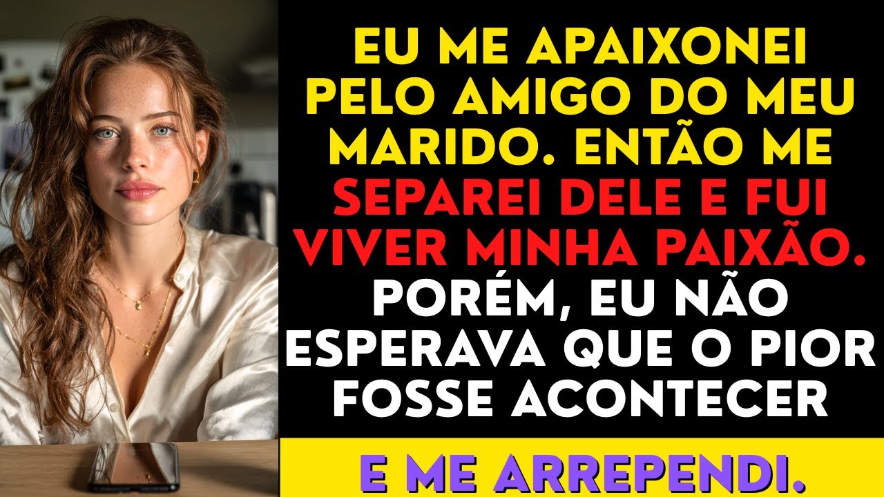 Eu me apaixonei pelo amigo do meu marido. Então me separei dele e fui viver minha paixão. Porém...