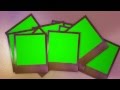 Creative pictures in green screen free stock footage