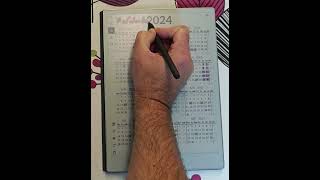 reMarkable Paper Pro - Free DIY Colourful Calendar - Part 2 (Hyperlink Navigation)