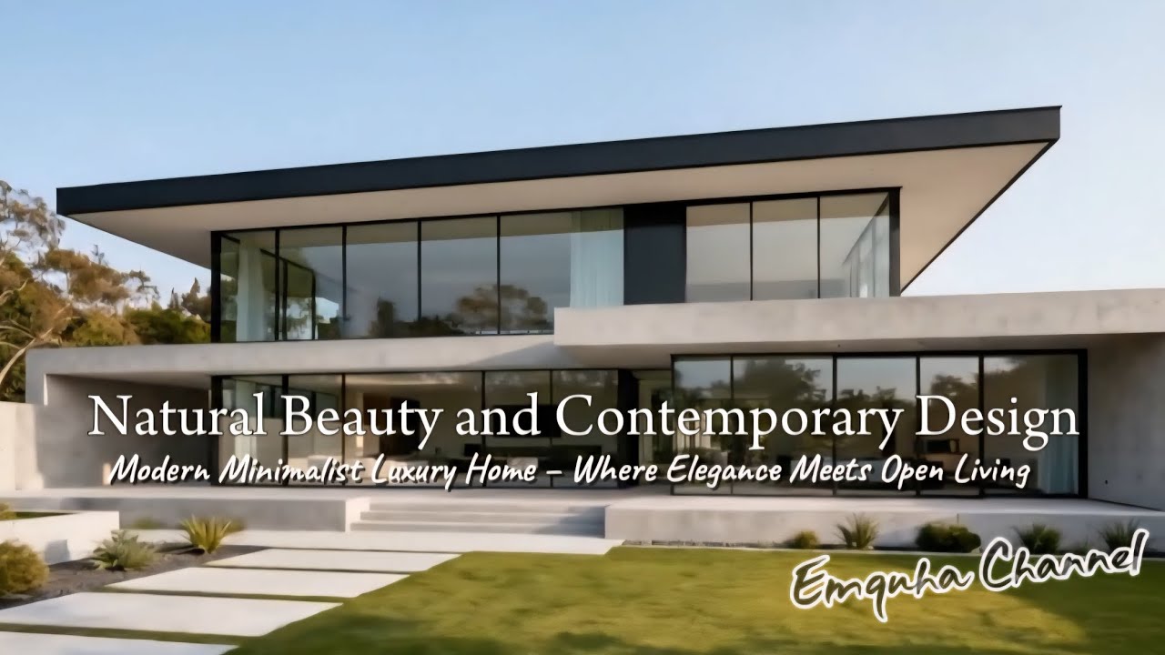 Modern Minimalist Luxury Home – Where Elegance Meets Open Living