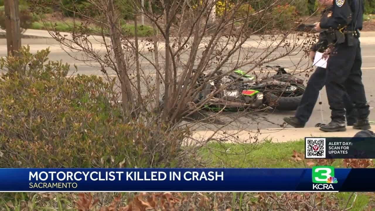 Motorcyclist Dies in Solo Crash in Sacramento as Police Investigate Cause of Accident