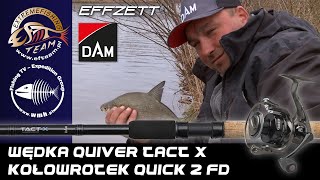 Wędka DAM Quiver Tact X 2,40 + kołowrotek Quick 2 3000FD