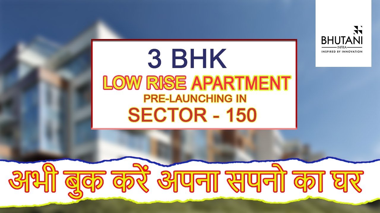 Low Rise Floors In Sector 150 Noida | Bhutani Golf Life Sector 150 | GolfLife Luxury 3 Bhk Noida