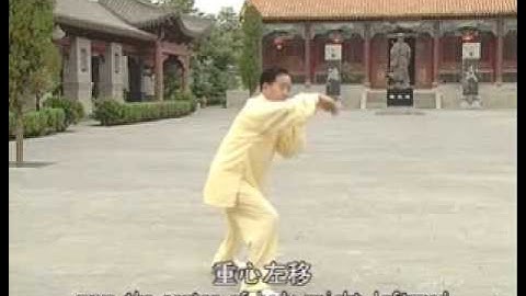 Chen Style Tai Chi Old frame Routine two 1/2(Eng sub)-Lão giá Lộ thứ hai