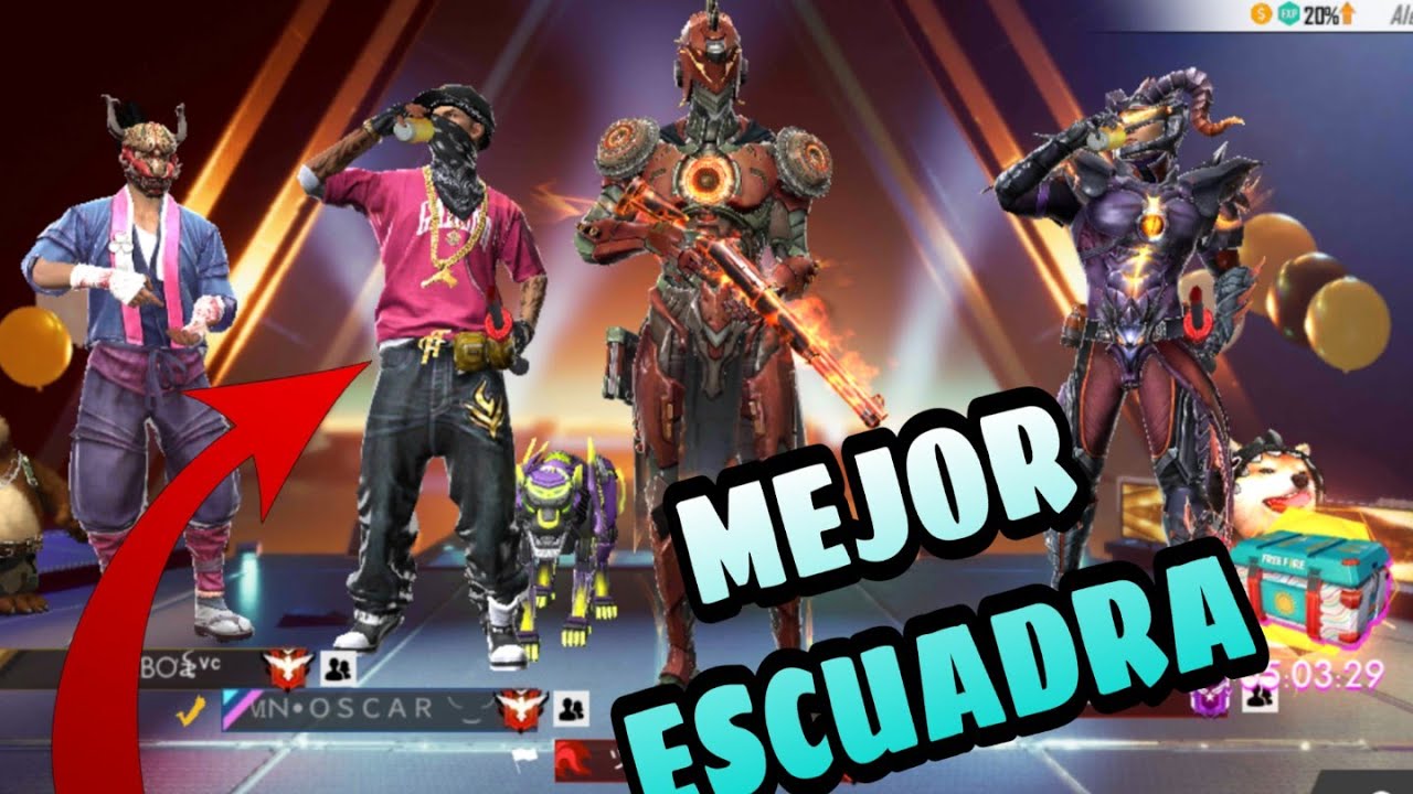 ⚪️LA MEJOR ESCUADRA DE FREE FIRE....👿AGENTE GAMER - YouTube