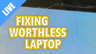 Replacing a 2011 MacBook Pro cracked screen glass [LIVE]