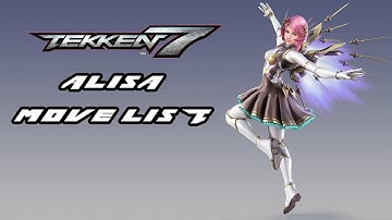 Tekken 7 - Alisa Bosconovitch Move List