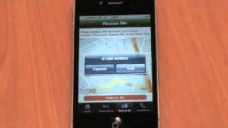 Demo of Green Flag's Rescue Me app for the iPhone and iPod touch screenshot 4