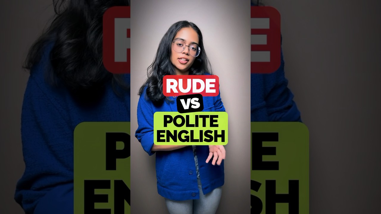 Rude Vs Polite English | Daily Used English Phrases #learnenglish #speakenglish #esl