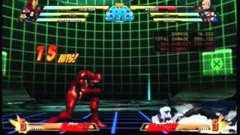 Marvel vs. Capcom 3: Iron Man Combo (Reset)