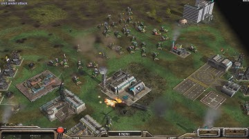 GLA Stealth 1vs7 Air Force - Command & Conquer Generals Zero Hour - 1M $ starting cash