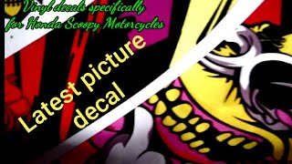 Honda Scoopy Special Decal Printing Sticker