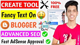 Create Fancy Text Generator Tool Website In Blogger | Micro Niche Blog Ideas 2020 | Blogging Niche