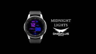 Midnight Lights (Animated, 12/24hr, Easy to Read Digital Watch Face w/ Shortcuts)