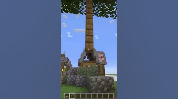 Simple Tree Swing in #minecraft  #tutorial