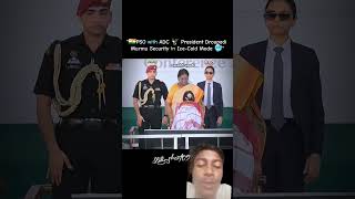 🇮🇳pco with ADC president 🦅 security in ice cold mode 💐"#trending #security #india #president #new
