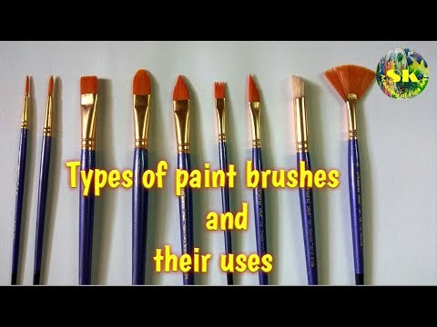 Types of paint brushes and their uses# complete guide