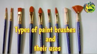 Different Types of Oil Paint Brushes - Provence for Painters