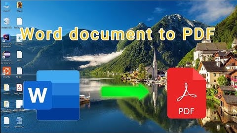 How to Convert Word Doc to PDF in Laptop | Without any online converter or Internet (2025)