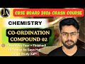CBSE 2026 Chemistry Crash Course | Coordination Compounds Part-02 | Exam में 100% आने वाले Questions