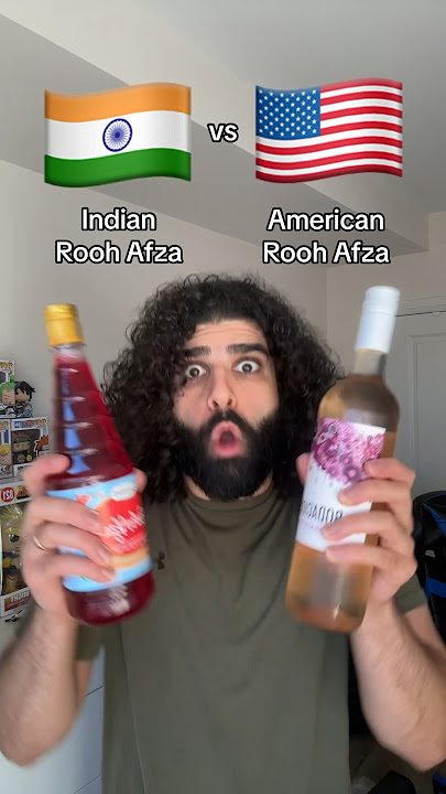Indian Rooh Afza vs American Rooh Afza