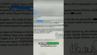 The Police Report Tells a Different Story… #khalietheflowergirl #vampdaddy