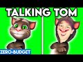 TALKING TOM WITH ZERO BUDGET! (Talking Tom Funny Animation PARODY By LANKYBOX)