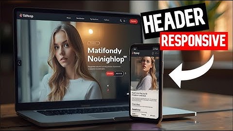 📱 Cómo HACER un HEADER RESPONSIVE con HTML y CSS ✅