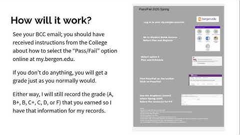 Pass/Fail Option Spring 2020 - updated 4.29.2020