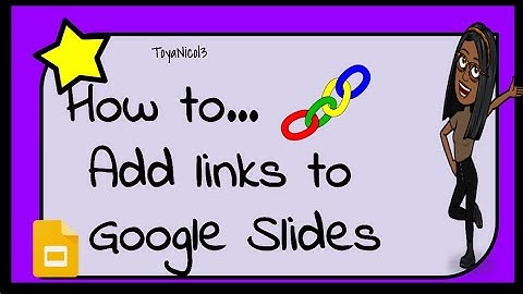 How to Add a Link Into Google Slides