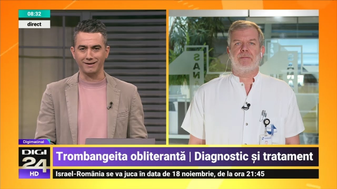Trombangeita obliterantă – Dr. Ionuț Munteanu | Spitalul Clinic SANADOR