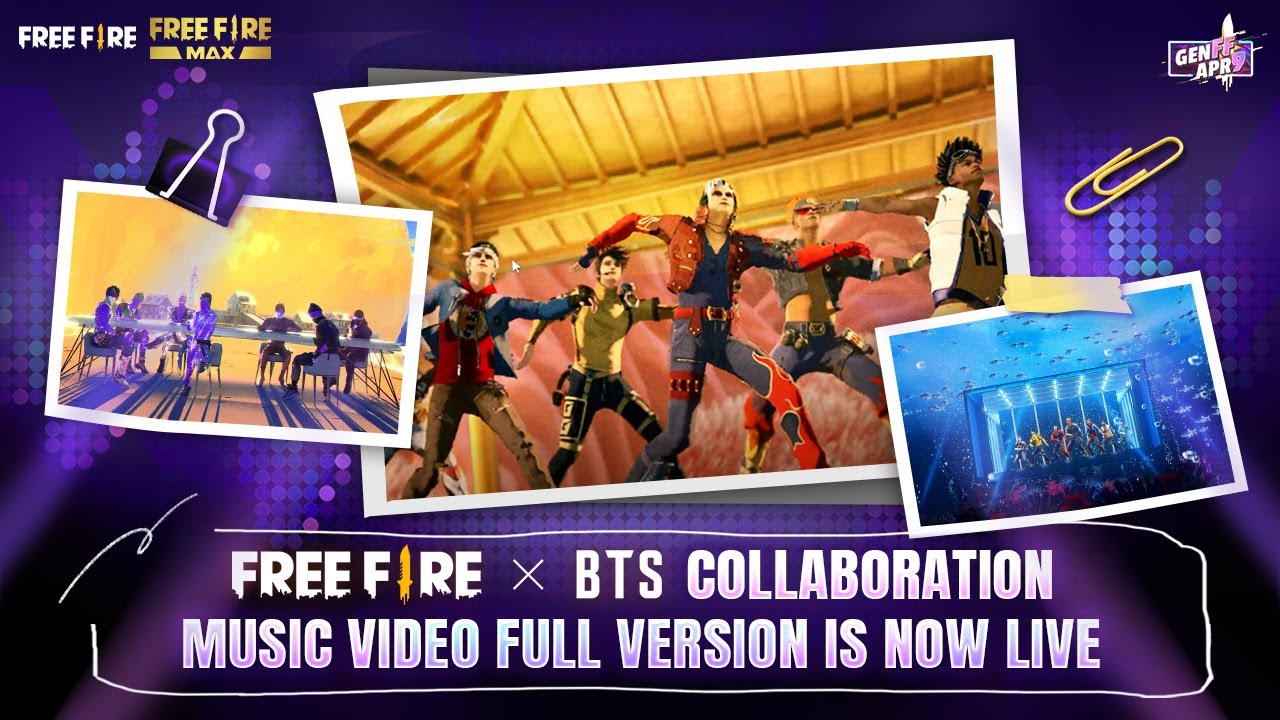 Free Fire x BTS Official Collaboration MV - IDOL｜Full version | Garena Free Fire