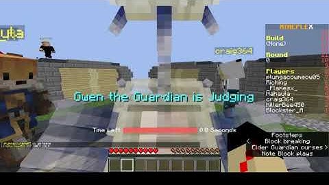 Gwen The Guardian Has A Seizure! /Minecraft Speed Builders (Mineplex)