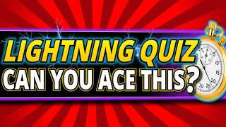 50 Lightning Quiz Questions Will You P This Rapid Fire Trivia Quiz?