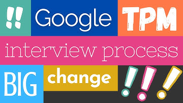 Changes to Technical Program Manager Interviews at Google - from a FAANG Interview Coach