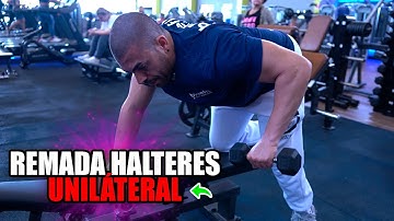 Como fazer remada halteres unilateral
