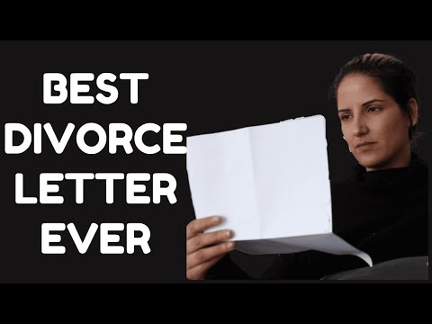 Video: How To Write An Application For Divorce