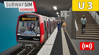 SubwaySim Hamburg U3 DT5.2  Wandsbek Gartenstadt - Kellinghusensstraße