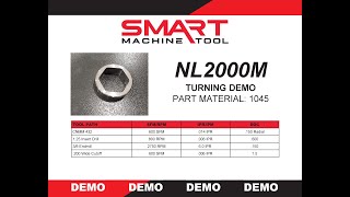 SMART Machine Tool - NL2000M Turning Demo